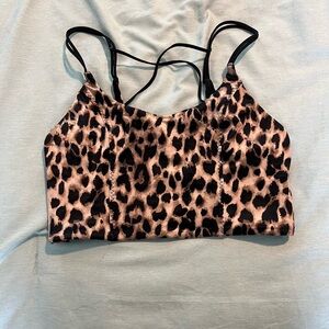 Victoria's Secret Leopard Print Sports Bra